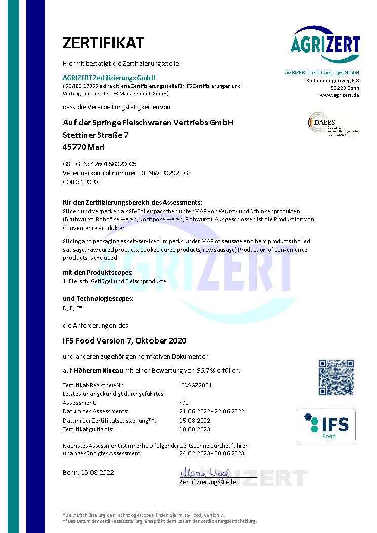 2022_IFS Food_ZERTIFIKAT_AGZ2801